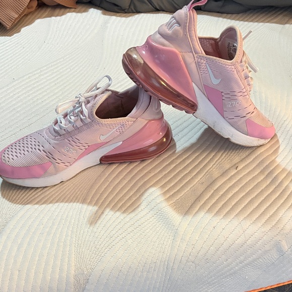 Nike Air Max 270 Women's girls Sneakers in Light Pink and White 6Y Womens 7.5 - Picture 3 of 6